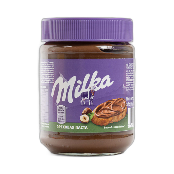 Паста Milka ореховая с добавлением какао 350 г