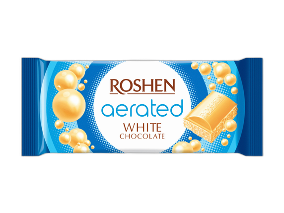 Шоколад Roshen белый пористый 80 г