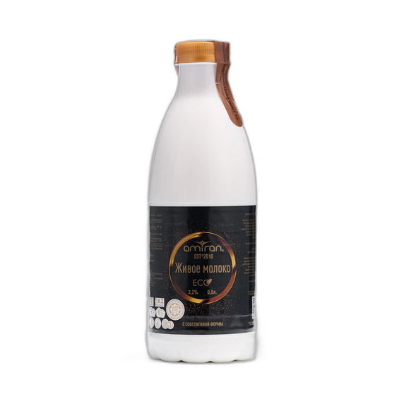 Молоко Amiran живое 3,2% 0,8 л